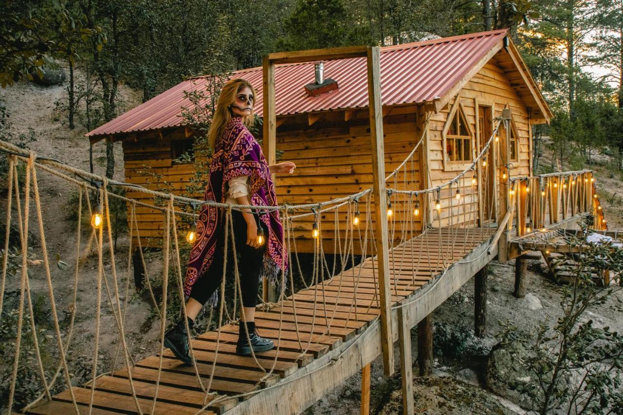 Wooden Inn - Cabanas Boutique Y Bubble Glamping En Creel Dış mekan fotoğraf